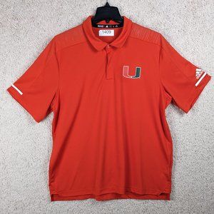 adidas* Men's Short Sleeve‎ Straight Hem Hidden Button Polo Athletic Shirt~ 2XL